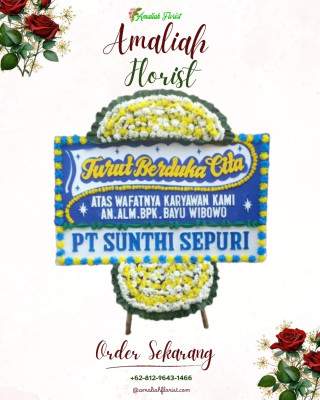 Papan Bunga Duka di Huristak