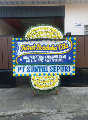 Papan Bunga Duka di Huristak