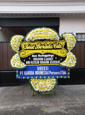 Papan Bunga Duka di Huristak